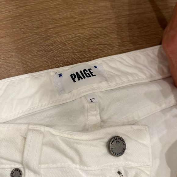 Paige Jeans Skyline Ankle Peg size 27 White - Picture 3 of 4